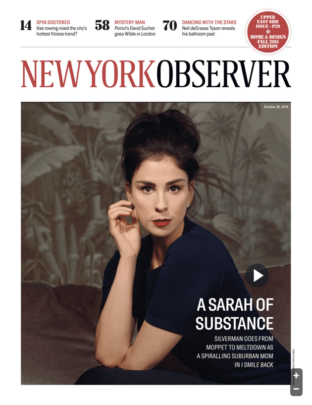 New York Observer - October 26, 2015